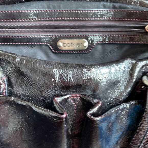 Botkier Black Cherry soft patent handbag - Picture 3 of 5
